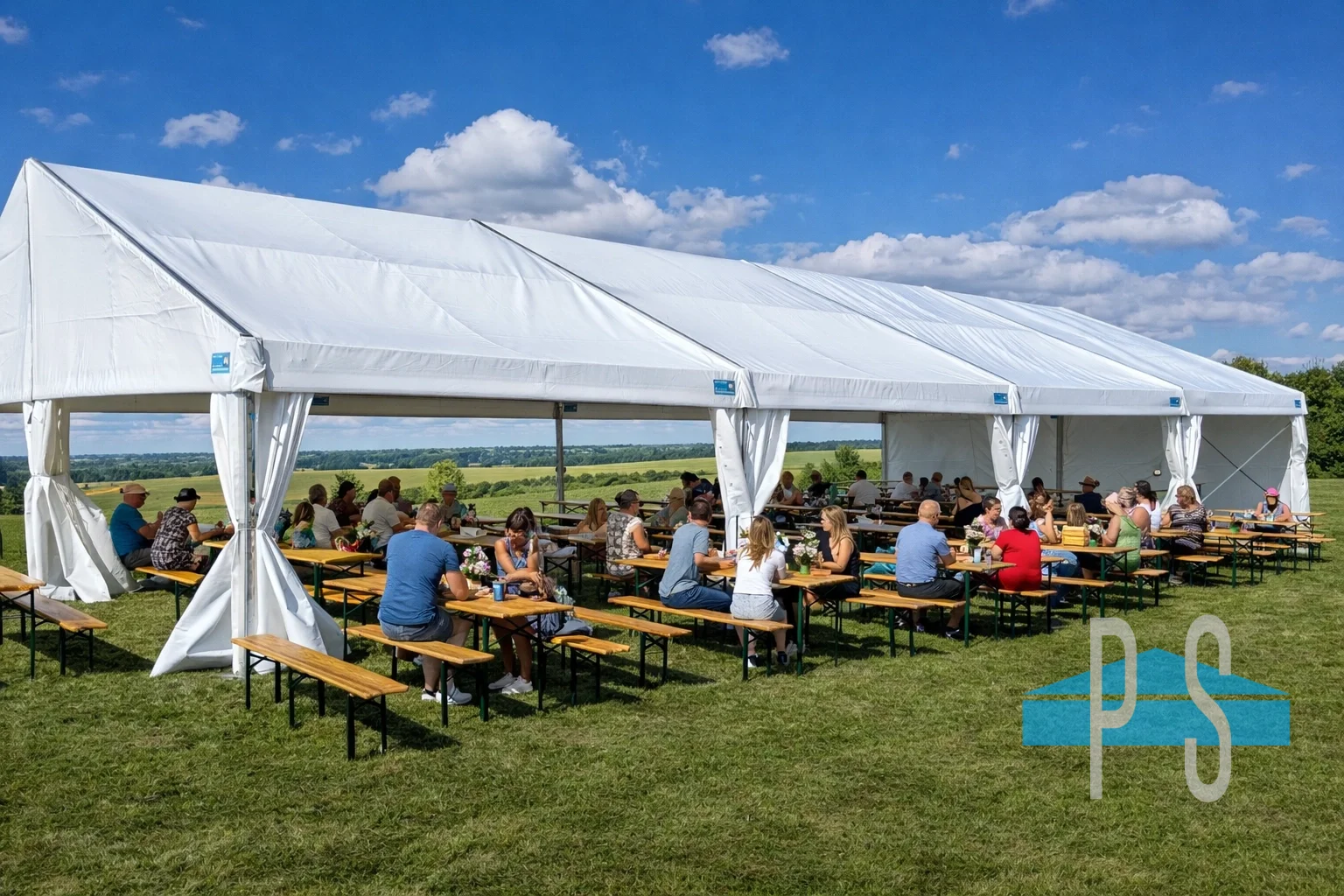 Realizace párty stanu